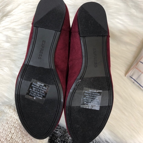 Express maroon ballet flats - Picture 3 of 4